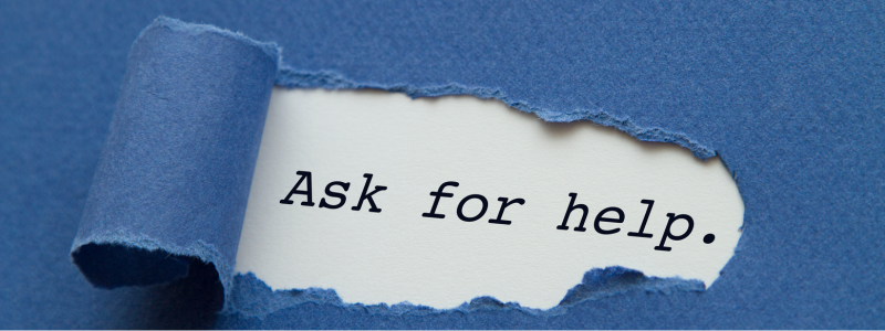 כיתוב: ask for help